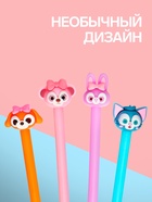 Ручка-прикол Calligrata «Зверюшки», чёрный стержень, гелевая, МИКС - Фото 2