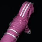 Куртка со светоотражающими полосами, размер S, розовая (ДС 26 см, ОШ 32 см, ОГ 36 см) - Фото 3