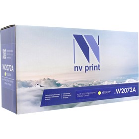 Картридж NVP совместимый NV-W2072A Yellow для HP 150/150A/150NW/178NW/179MFP (700k) 10720503