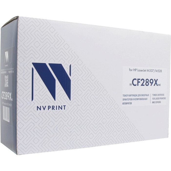 Тонер-картридж NVP-CF289X (БЕЗ ЧИПА) для HP LaserJet M507/M528 (10000k) - Фото 1