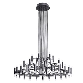 Люстра подвесная Arte Lamp Empire A2482SP-84BK, LED, 252 Вт, 100х100х40 см, 12600 Лм, чёрный