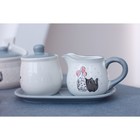 УЦЕНКА Набор сервировочный Доляна «Уютные коты», 2 предмета: молочник 270 мл, сахарница 310 мл 10724651