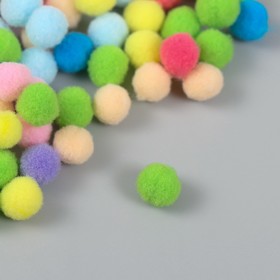 Декор для творчества "Помпончики. Нежность" d=1 см набор 100 шт (комплект 2 шт)