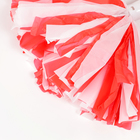 Помпон для чирлидинга, 1 шт., бело-красный - Фото 5