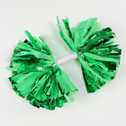 Помпон для чирлидинга, 1 шт., зеленый, фольга - Фото 4