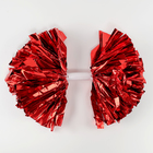 Помпон для чирлидинга, 1 шт., красный, фольга - Фото 3