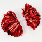 Помпон для чирлидинга, 1 шт., красный, фольга - Фото 4