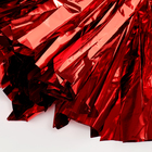 Помпон для чирлидинга, 1 шт., красный, фольга - Фото 5