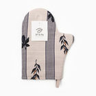 Варежка - прихватка «Этель» Leaves, 20×27 см, 100% хлопок, репс 220 г/м² - Фото 4