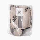 Кухонный набор «Этель» Leaves: варежка-прихватка, прихватка 100% хлопок, репс 220 г/м² - Фото 6