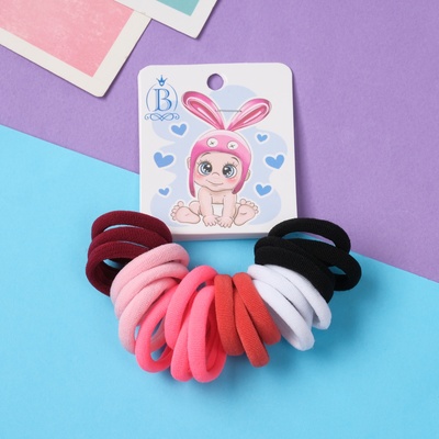 Резинки для волос «Карапуз», набор 20 шт., ушки, 2.5 см