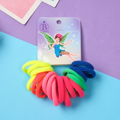 Резинки для волос «Фея Лави», набор 20 шт., 2.5 см, яркие