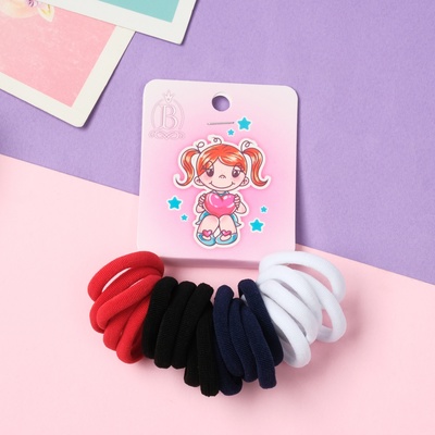 Резинки для волос «Амурные дела», набор 20 шт., девчуля, 2.5 см