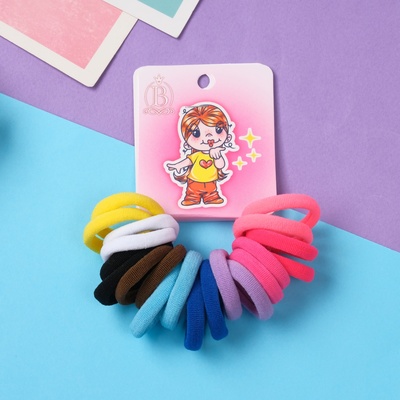 Резинки для волос Выбражулька «Амурные дела», набор 20 шт., звездуля, 2.5 см, яркие