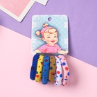 Резинки для волос «Крошка», набор 6 шт., хвостики, 4 см, пятна 10318368