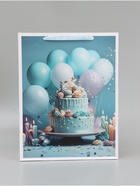 Пакет подарочный ламинированный вертикальный «Торт», 33×42×10 см - Фото 2