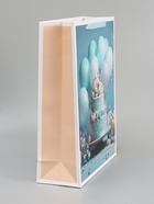 Пакет подарочный ламинированный вертикальный «Торт», 33×42×10 см - Фото 3