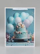 Пакет подарочный ламинированный вертикальный «Торт», 33×42×10 см - Фото 4