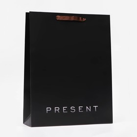 Пакет ламинированный вертикальный «Present», 33 х 42 х 10 см