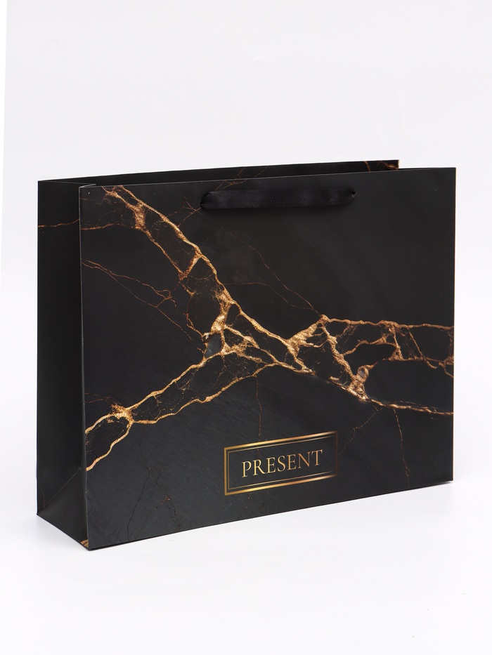 Пакет ламинированный горизонтальный «Present», 40 х 31 х 11,5 см - Фото 1