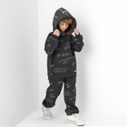 Костюм детский с начёсом (толстовка, брюки) KAFTAN Level up, размер 32 (110-116 см), серый - фото 25512192