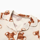 Пижама детская (рубашка и брюки) KAFTAN "Мишка", р.30 (98-104) - фото 25512320