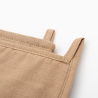 Набор кухонный «Этель» ECO: бежевый, варежка 20×28 см, прихватка 19×19 см, 70% хлопок, 30% лён - Фото 5