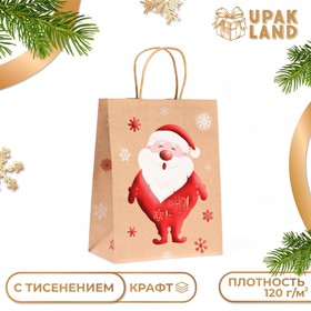 {{productViewItem.photos[photoViewList.activeNavIndex].Alt || productViewItem.photos[photoViewList.activeNavIndex].Description || 'Пакет бумажный подарочный новогодний крафт с тиснением &quot;Дед Мороз&quot;, 27 х 21 х 11 см. Новый год'}}