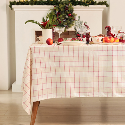 Скатерть «Этель» Bright cage, 149×180 см, 100% хлопок, рогожка 186 г/м²