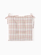 Подушка на стул «Этель» Bright cage, 40×40 см, белая - Фото 4