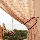 Шторы для кухни с подхватами «Этель» Bright cage 150×180 см, комплект - 2 шт., 100% хлопок  (артикул 10658873)  большой выбор товаров оптом и в розницу по низким ценам с доставкой