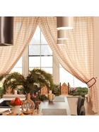 Шторы для кухни с подхватами «Этель» Bright cage, 150×180 см, комплект - 2 шт., 100% хлопок - Фото 4