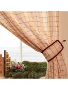 Шторы для кухни с подхватами «Этель» Bright cage, 150×180 см, комплект - 2 шт., 100% хлопок - Фото 5