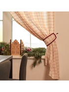 Шторы для кухни с подхватами «Этель» Bright cage, 150×180 см, комплект - 2 шт., 100% хлопок - Фото 6