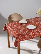 Скатерть «Этель New Year's plants» 110×149 см, 100% хл, рогожка 186 г/м² - Фото 1