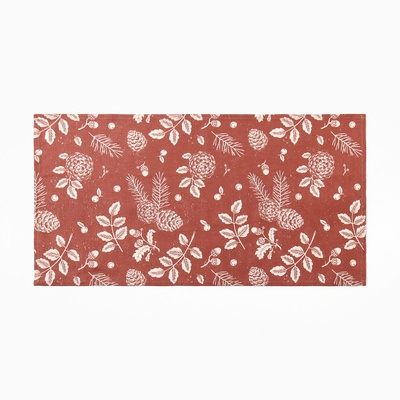 Полотенце новогоднее «Этель» «New Year's plants» 40×73 см, 100% хл, рогожка 186 г/м²