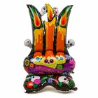 Воздушный шар фольгированный на Хэллоуин 46" «Свечи на подставке», под воздух - Фото 2