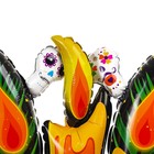 Воздушный шар фольгированный на Хэллоуин 46" «Свечи на подставке», под воздух - Фото 3