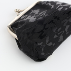 Кошелёк монетница женская на фермуаре, цвет чёрный - Фото 5