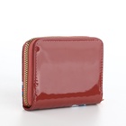 Кошелёк на молнии, коричневый - Фото 4