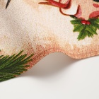 Полотенце «Доляна. Любви в новом году», 28×46 см, 100% хлопок, рогожка 164 г/м² - Фото 5