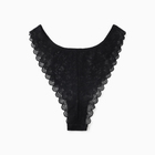 Трусы женские слипы, цвет черный, размер 44 (S) - фото 25345340