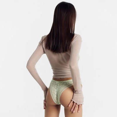 Трусы женские слипы Mark Formelle, светло-зелёные, размер 46 (M)