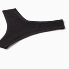 Трусы женские бразилиана, цвет черный, р-р 50 (XL) - фото 25345409