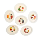 Набор тарелок овальных «Овал», 6 шт, 16,5×13,5 см, цвет МИКС - Фото 2