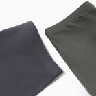 Набор мужских трусов боксеры (2 шт.), цвет тёмный хаки/графит, р-р 48 (M) - фото 25345671