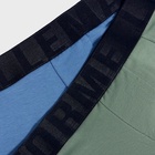 Набор мужских трусов боксеры (2 шт.), цвет агава/деним, р-р 52 (XL) - фото 25345694