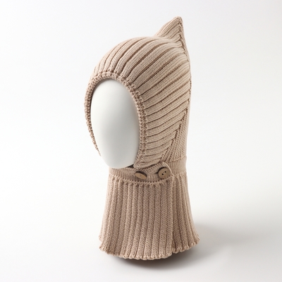 Шапка-шлем детская «Крошка Я», размер 46-48, бежевая