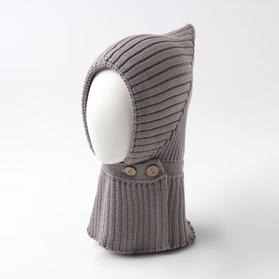 Шапка-шлем детская «Крошка Я», размер 44-46, серая