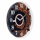 Часы настенные, интерьерные "Чёрный кофе", 30 х 30 см, бесшумные - фото 12155045